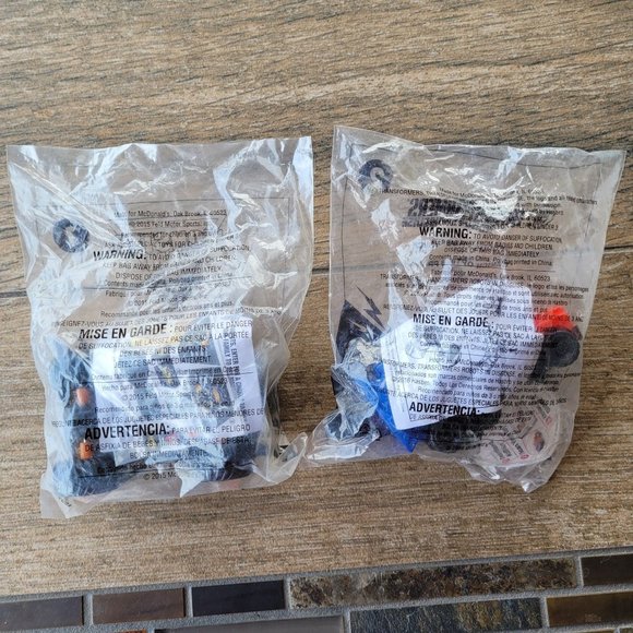 McDonald's Happy Meal 2016 Transformers Robots in Disguise #1 & Hot Wheels Lot - Picture 4 of 6